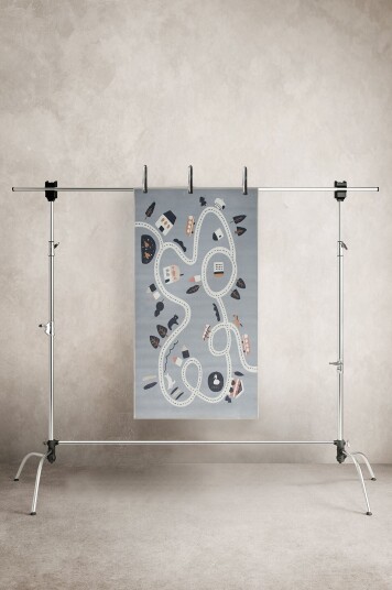 Alice & Fox Gulvteppe Bilbane 80x150 cm Grå Alice & Fox Gulvteppe Bilbane 80x150 cm Grå