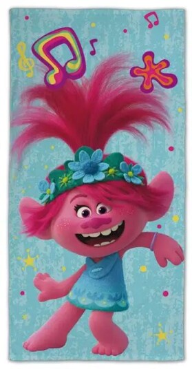 Licens Badehåndkle - Trolls2 - 70x140 cm
