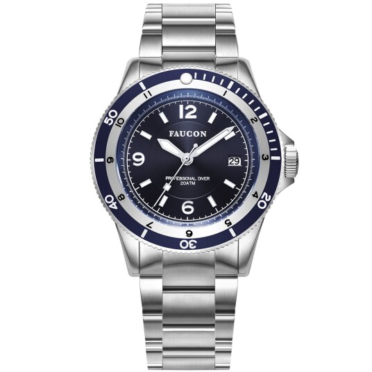 Faucon Diver F10028 - Herre - 42 mm - Analog - Kvarts urverk - Safirbelagt mineralglass