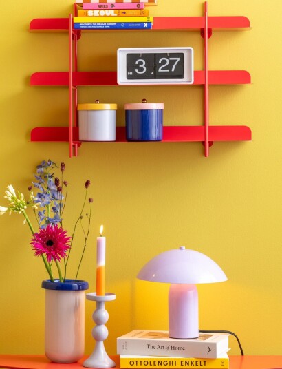 present time Wall Rack Cool Retro Red H42CM present time Wall Rack Cool Retro Red H42CM