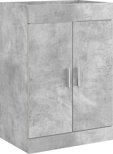 Badskapinet under vask Betonggrå 56 x 37,5 x 81 cm Badskapinet under vask Betonggrå 56 x 37,5 x 81 cm