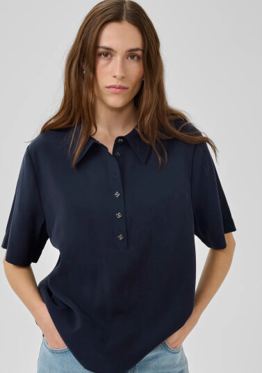 My Essential Wardrobe Mwmindy Polo Tee Navy 36