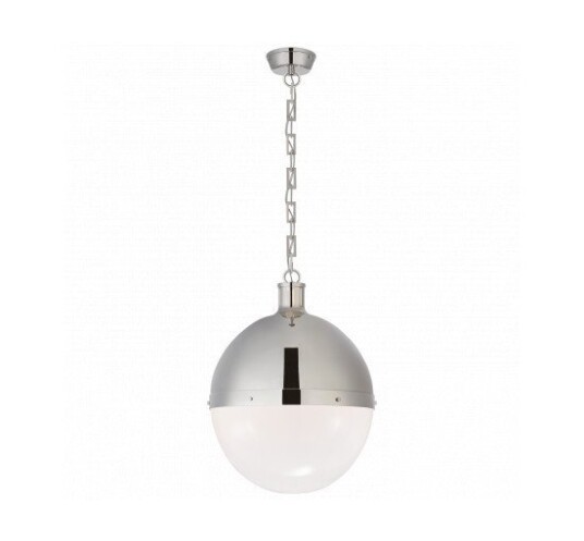 Extra Large Hicks Pendant Polished Nickel