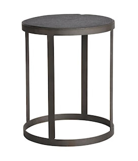Sofabord High Svart Jern/Sten 50x40 cm Sofabord High Svart Jern/Sten 50x40 cm