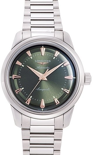 Longines Herreklokke L1.649.4.02.6 Conquest Heritage Grønn/Stål Longines Herreklokke L1.649.4.02.6 Conquest Heritage Grønn/Stål