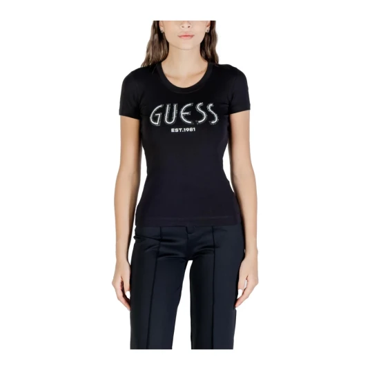 Guess Dame Topper Svart XS Guess Dame Topper Svart XS