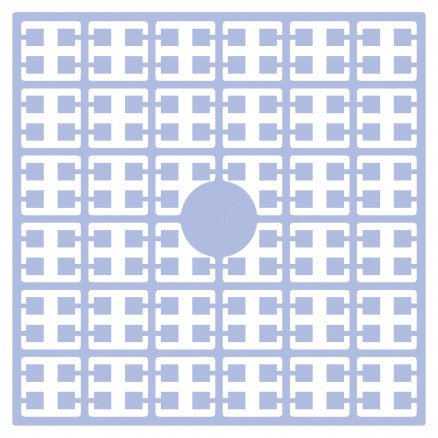 Pixelhobby Midi perler 296 Ekstra lys Delftsblå 2x2mm 140 piksler