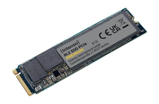 Intenso Premium 1TB M.2 SSD PCIe 3.0 NVMe harddisk