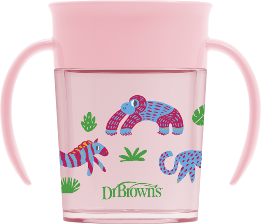 Dr Brown s Cheers360 Spoutless Transition Cup Rosa 200 ml Dr Brown s Cheers360 Spoutless Transition Cup Rosa 200 ml