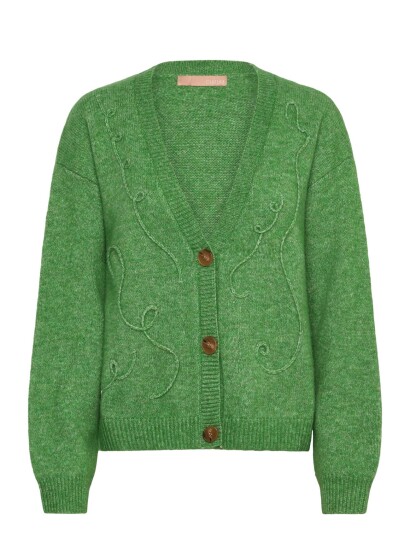 Culture Cutoby Kimmy Cardigan Green XS Culture Cutoby Kimmy Cardigan Green XS