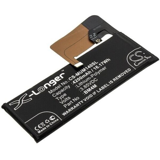 Xiaomi Mi 10 Pro batteri (4200 mAh 3.85 V, Sort)