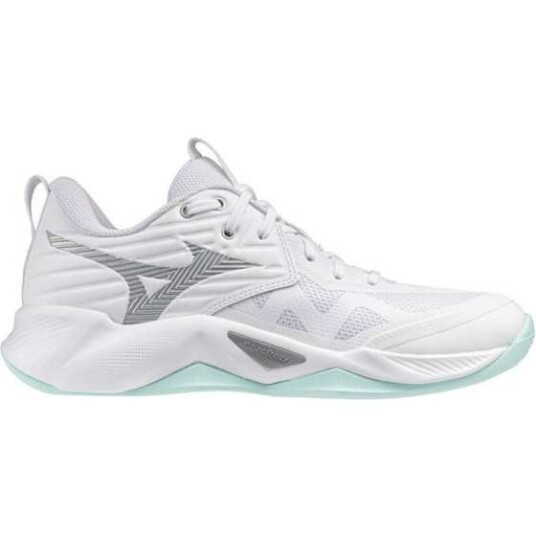 Mizuno Wave Momentum Pro Dame White/Blue Tint 38.5