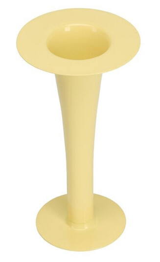 Design Letters Trumpet 2-i-1 vase og lysestake 24 cm Yellow Design Letters Trumpet 2-i-1 vase og lysestake 24 cm Yellow