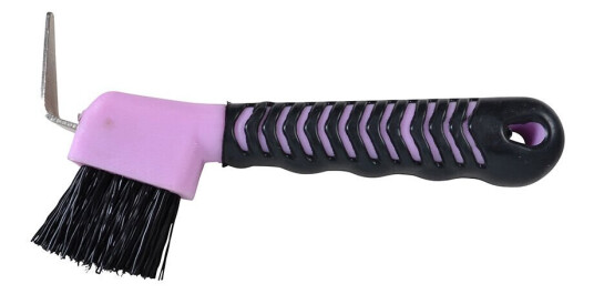 Hansbo Sport Hoof Pick with Brush Pink