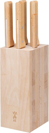 Opinel Parallèle Meat Block Paring Chef Santoku Carving & Poultry Knives Knivsett
