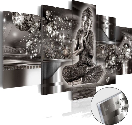 Bilde På Akryl Silver Serenity 100x50 Artgeist sp. z o. o.
