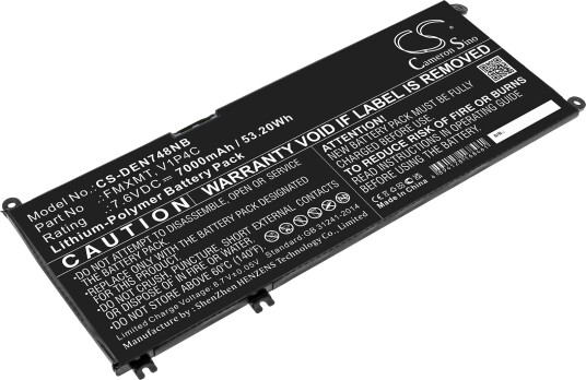 Batteri til Dell Chromebook 13 3380-6TXJ4 etc