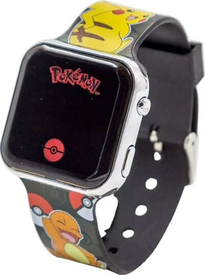 Pokemon LED klokke med touchskjerm til barn