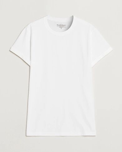 Bread & Boxers Roll-Up Crew Neck T-Shirt White