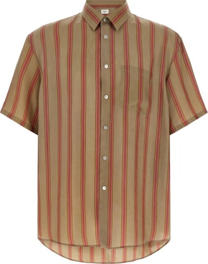 Saint Laurent, Herre, Skjorter, Flerfarget, M,