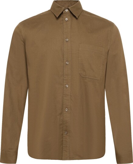 WOOD WOOD Wwadrian Shirt 25442 - Khaki green - XL