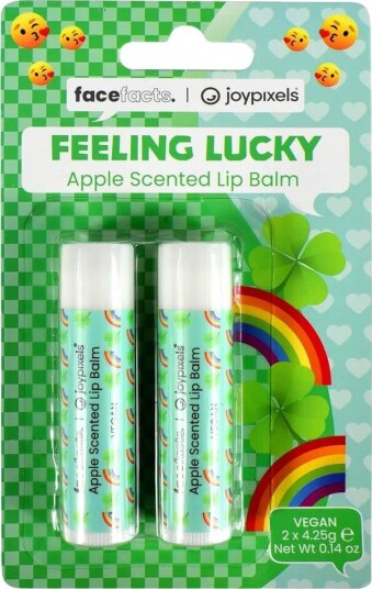 Face Facts x JoyPixels Lip Balm Feeling Lucky 4 g 2 stk.