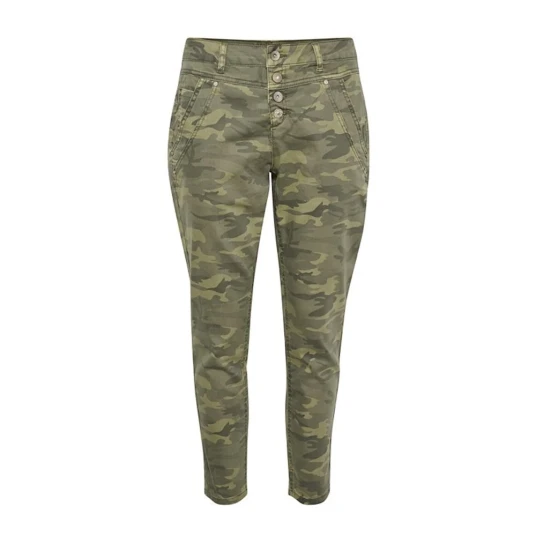 Cream Crpenora Twill 7/8 Pant - Green - 27 Cream Crpenora Twill 7/8 Pant - Green - 27