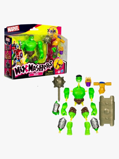 Marvel Hulk MixMashers Deluxe Actionfigur 12 cm Plast Marvel Hulk MixMashers Deluxe Actionfigur 12 cm Plast