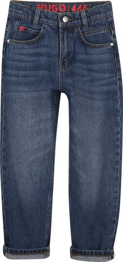 Hugo Kids Denim Trousers Blue 152