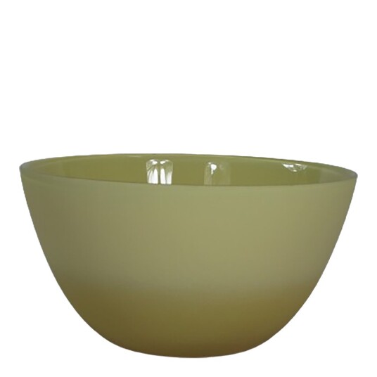 Nybro Crystal   Happy skål 21 cm lemoncurd