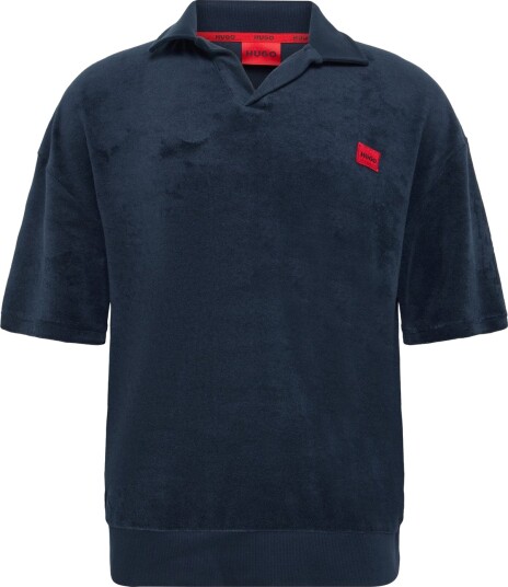 HUGO Terrance Polo Shirt Navy M