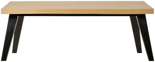 Amora sofabord 60x120 sildebensmønster eik finer.