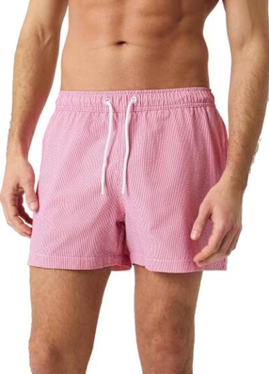 Björn Borg Borg Seersucker Swim Shorts   Pink   M