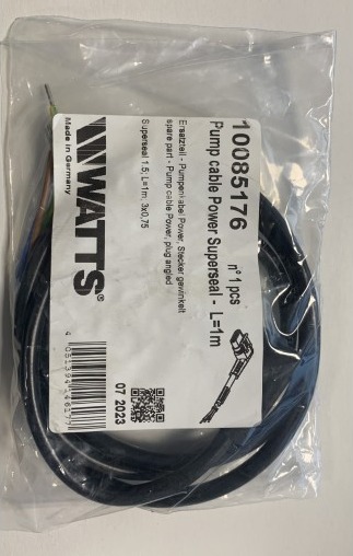 1 meter kabel med kontakt for Grundfos UPM3