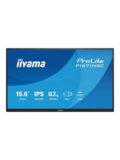 iiyama 15,6" Portable USB-C monitor,
