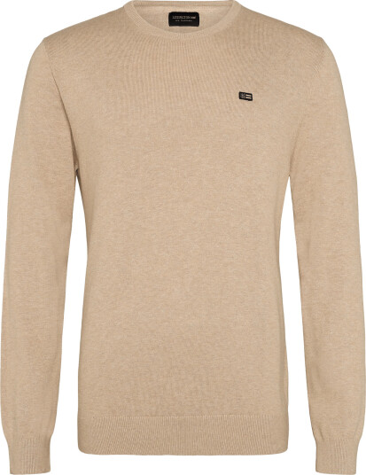 Lexington Clothing Cotton Crew Knitted Sweater Beige XXL