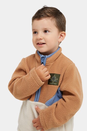 Nordbjörn Rydal Pilejakke Tobacco Brown/Stonewash/Oatmeal 134-140