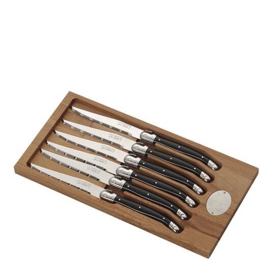 Jean Dubost Laguiole Grillkniv 6 stk Jean Dubost Laguiole Grillkniv 6 stk