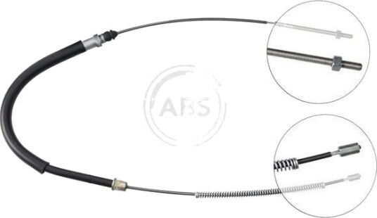 A.B.S. K12207 Tautrekk håndbremse A.B.S. K12207 Tautrekk håndbremse
