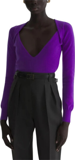 Mugler Dame Strikkevarer Lilla S, Mugler Dame Strikkevarer Lilla S,