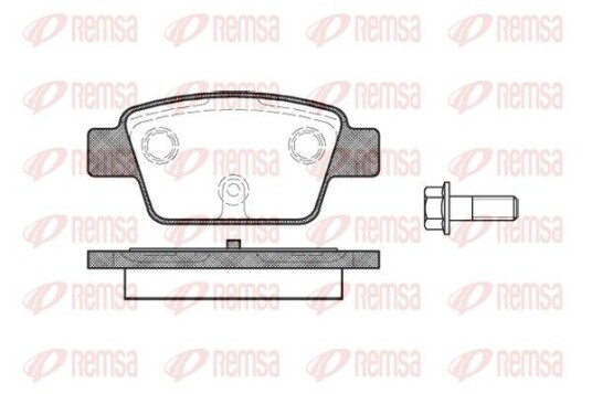 Bremseklosser REMSA 0861.00 Bremseklosser REMSA 0861.00