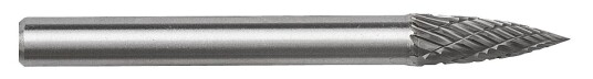 Pela Hardmetallfil roterende 6 mm spissbueformet til elektroverktøy