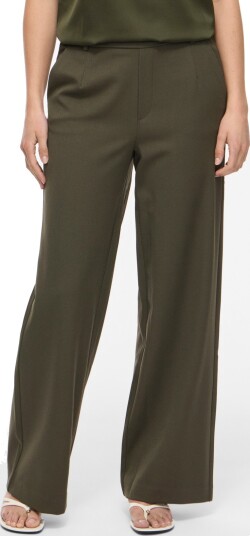 Vila Vivarone Hw Wide Pant Noos Khaki green 42