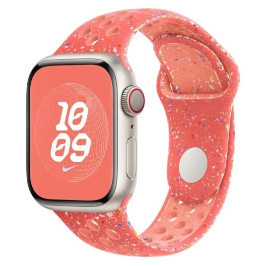 Apple Watch (38/40/SE/41MM) Silikonrem Lippa FLOUR - Rød