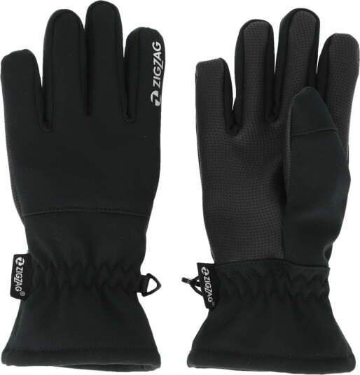 Zigzag Santiay Softshell Glove black 12 14 år Zigzag Santiay Softshell Glove black 12 14 år