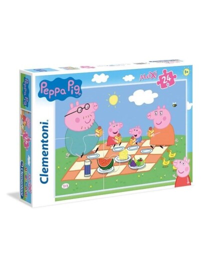 Clementoni Maxi Puzzle Peppa Pig 24st. Gulv Clementoni Maxi Puzzle Peppa Pig 24st. Gulv