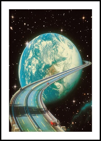 Highway Home Plakat / 50x70cm