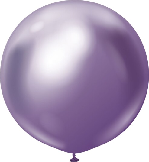 Ballongkungen Ballonger Professional Gigantiske Lilla Chrome 2-pakning 1365004-2