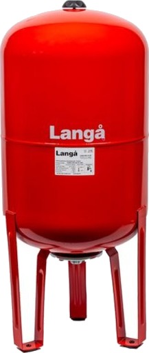 Langå trykkekspansjonstank 80L, Ø400x916 mm, oppvarming