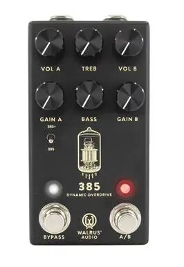 Walrus Audio 385 MKII - Overdrive Black Walrus Audio 385 MKII - Overdrive Black